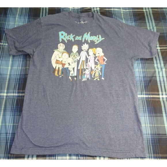 Ripple Junction Rick & Morty [Adult Swim} Gray T-Shirt Size X-Large - Picture 1 of 4
